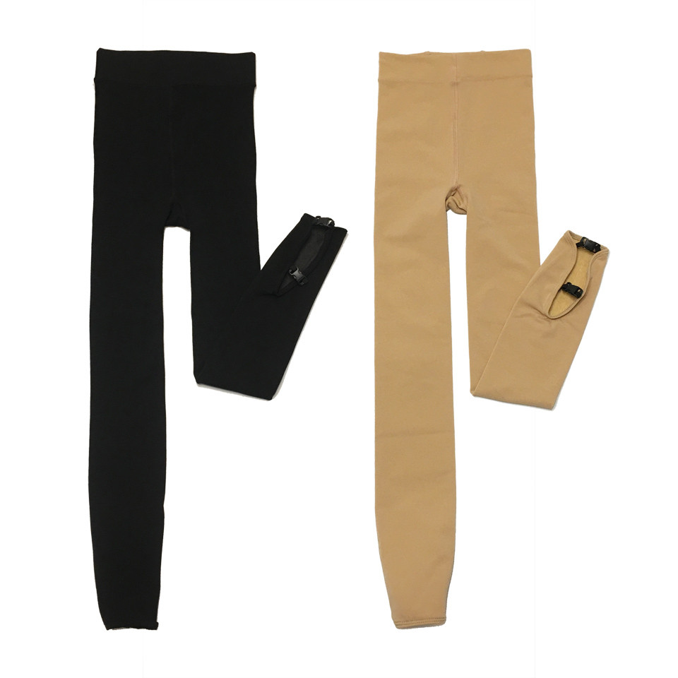 Figure Skating Pantyhose Ice Skate Pants Socks Tights Thermal Leotard Long Children Ice Skate Pants