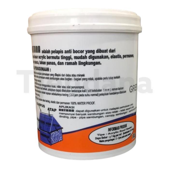 Sealant Ratana 1 Kg / Ratana Kaleng / Acrylic Roof Sealer #Gratisongkir