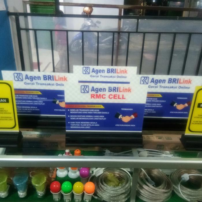 BIG SALE Hiasan Meja Agen BRILink SOP Akrilik
