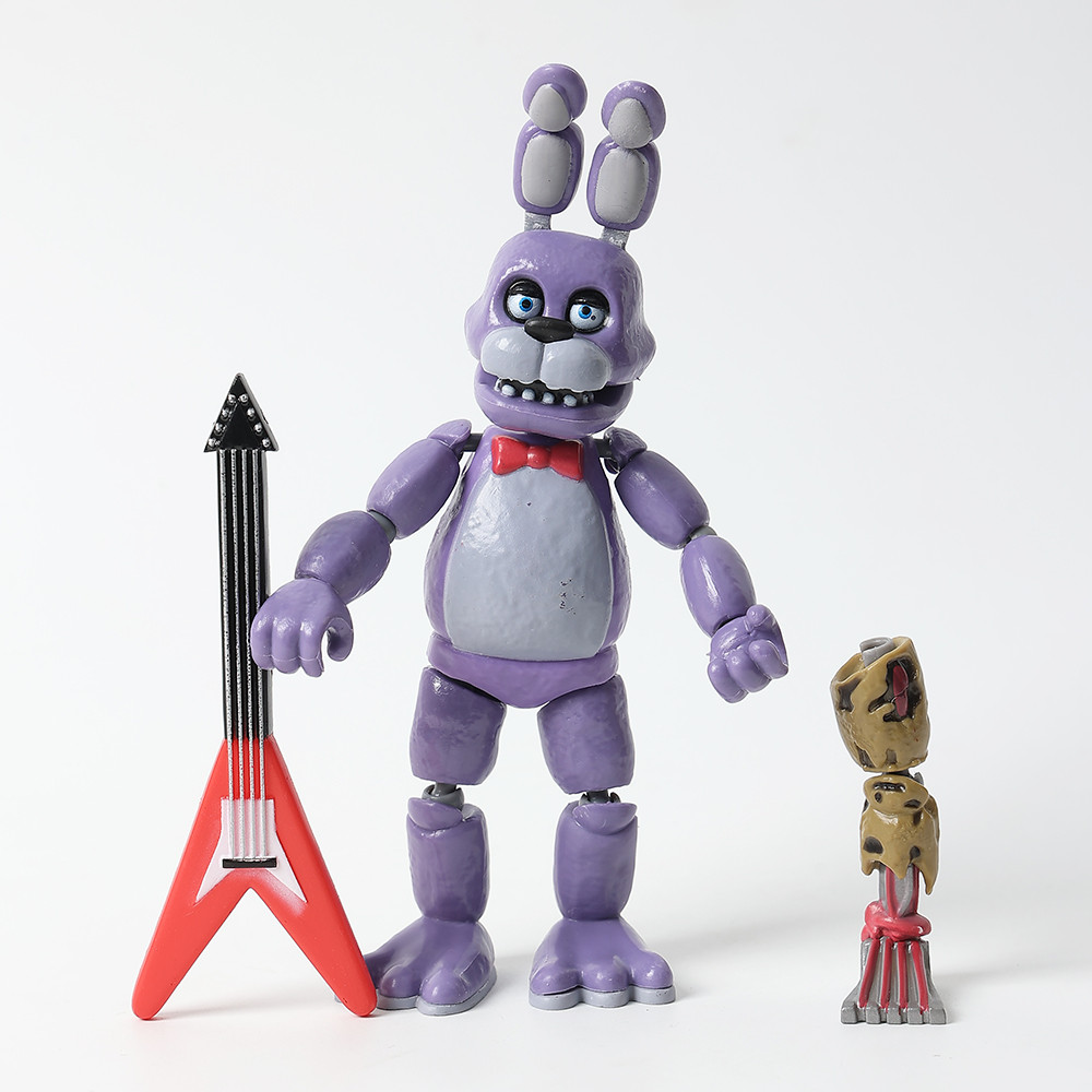 5 Inch Freddy Bonnie Chica Foxy Nightmare Articulated Toy Figure