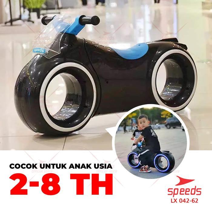 ( NEW ) - SPEEDS Mainan Anak Sepeda Anak Model Sepeda Motor Sepeda Mini 042-62
