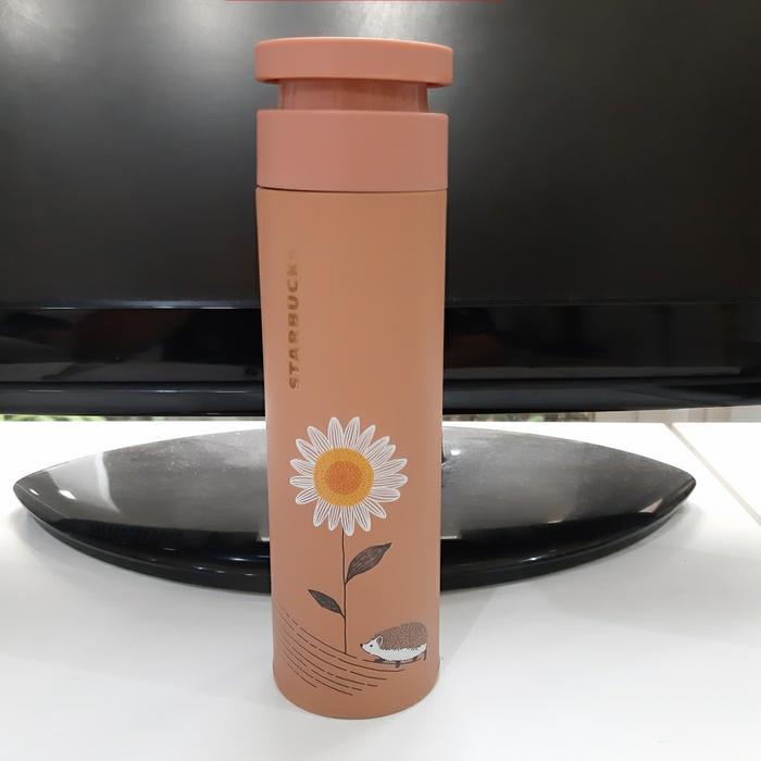 Lalaby Shop Tumbler Starbucks Ss Edisi Summer 2021 Hedgehog Adventure Size 320 Ml.