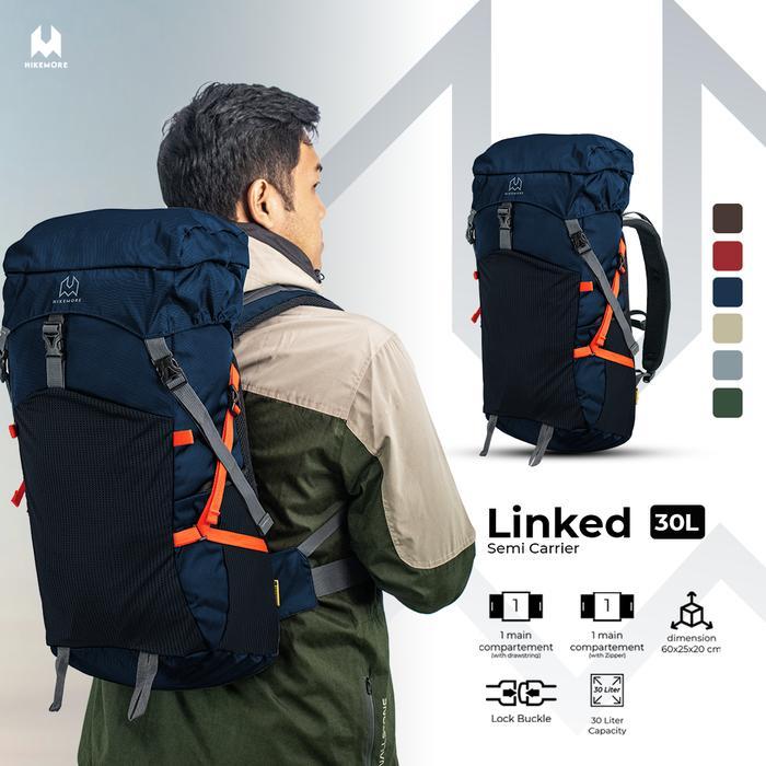 Eiger Aoki Adventure Tas Ransel Semi Carrier Fungsional Adventure Outdoor Hikemore Linked