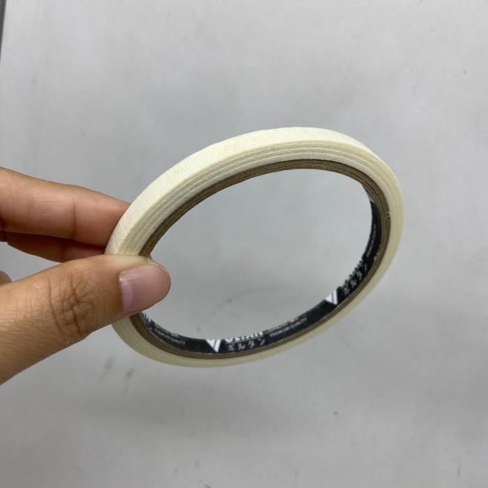 "New" Masking Tape Lakban Kertas Kertas Lem 6mm