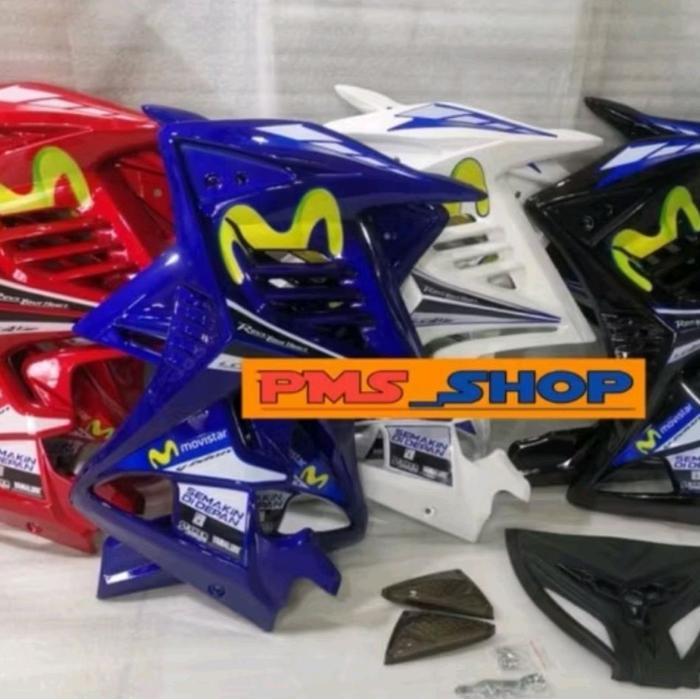Half Fairing Vixion New Nva Nvl Dilengkapi Sein Led Sayap Samping Vixion New Fairing Vixion Nva
