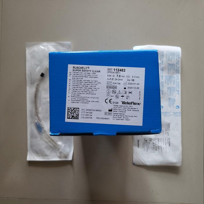 SMart EndoTracheal Tube / ETT With Cup Clear / Rusch Premium