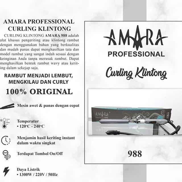 ORIGINAL amara hair curling klintong catokan