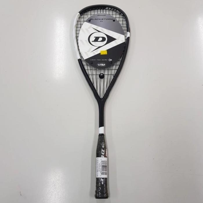 Raket Racket Reket Squash Squosh Dunlop Danlop Blackstorm TI Original