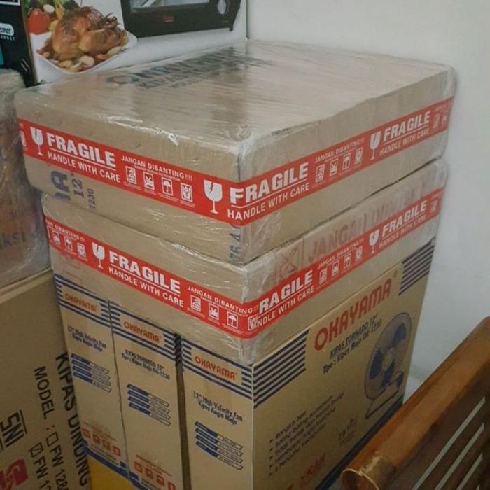 Kipas Angin Besi Okayama 12'Inchi Tornado 2 In 1(Meja & Dinding) Terjamin