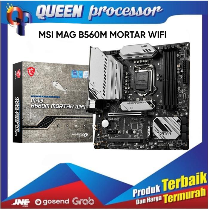 Diskon Msi Mag B560M Mortar Wifi (Lga1200, B560, Ddr4, Usb3.2)