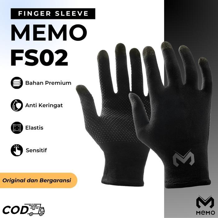MEMO FS02 SARUNG TANGAN UNTUK GAME Hitam *