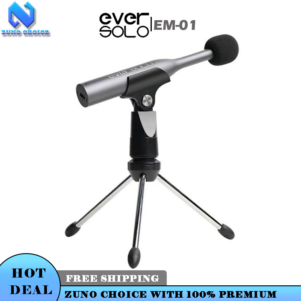 Eversolo EM-01 Acoustic Measurement Microphone Portable with Calibration Windows/Android/OS/Mac