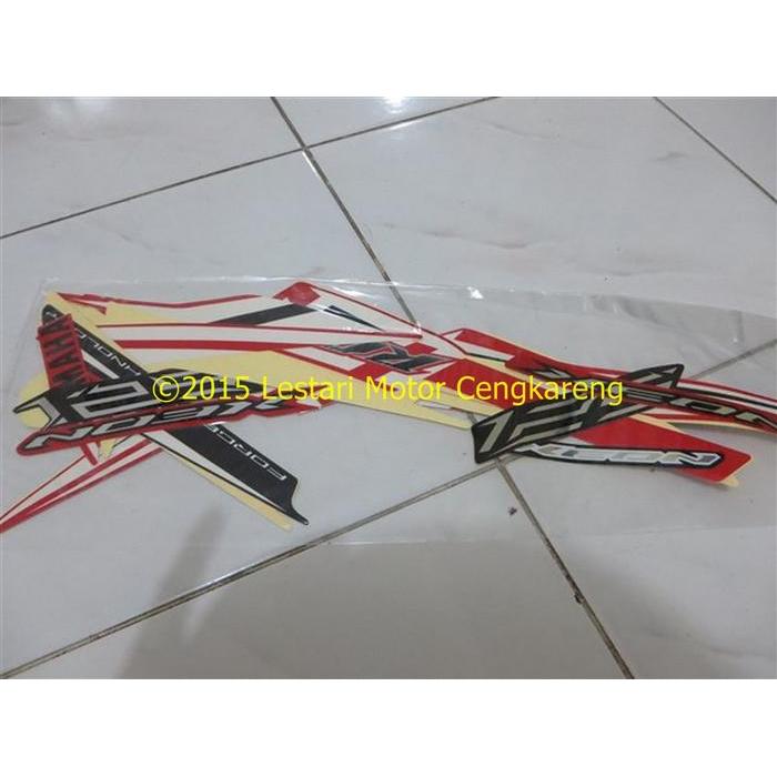FREE ONGKIR STIKER/STRIPPING BODY XEON RC MERAH PUTIH BISA COD
