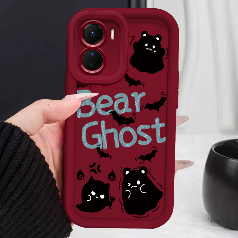 Casing Hp untuk VIVO Y16 Y35 4G Y35 5G Y56 5G Case Kelinci Hantu Kasing silikon Cesing Anti Bocor Sh