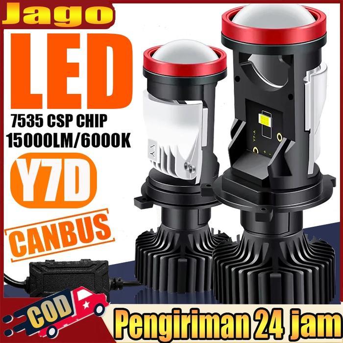 Lampu Led Mobil Motor Mini Projector Projie 2PCS Mini Projector H4 Lampu Led Mobil Dan Motor 60Watt