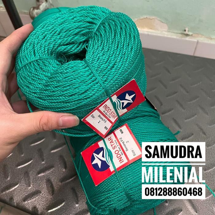 Tali Tambang Kecil 2Mm / Tambang Pe 2 Mm +/- 210 Meter Murah 2X Lipat