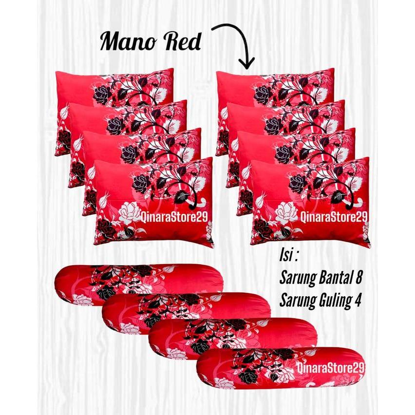 "New" HARGA GROSIR 1 LUSIN Sarung Bantal 8 Sarung Guling 4 Motif Bunga Terbaru Kekinian Gambar 3D