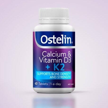 Ostelin Calcium & Vitamin D3+ K2 60 Tablets