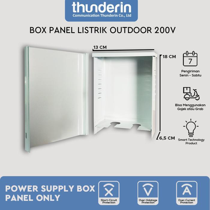 BOX PANEL LISTRIK OUTDOOR 6,3X13X18CM/BOX LISTRIK OUTDOOR