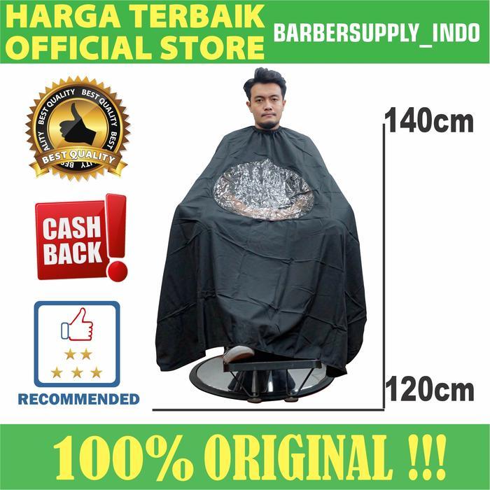 KAIN KEP KIP BARBER CAPE BARBER TRANSPARAN