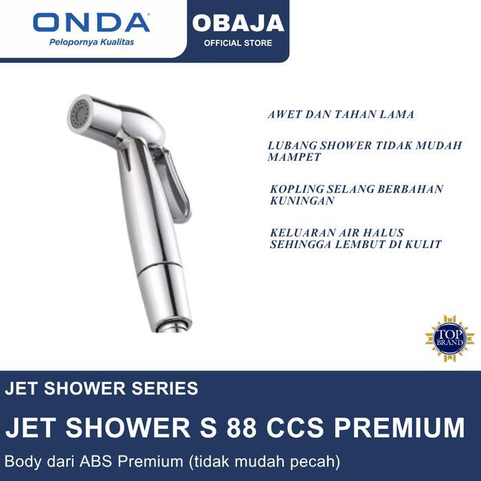 "New" Jet Shower S 88 CCS Onda / Jet Shower Onda / Shower Cebok Onda S 88 CCS