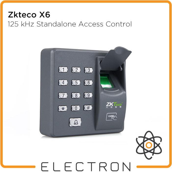 Zkteco X6 Fingerprint Rfid 125Khz Pin Standalone Access Control Akses