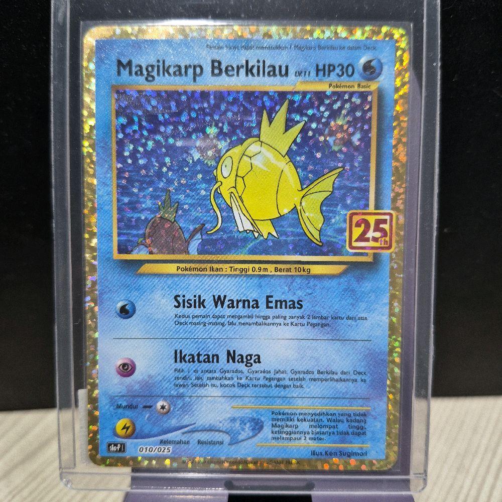 Magikarp Berkilau 25th Anniversary TCG Pokemon Game Kartu Koleksi Indonesia Card Trading Card Game