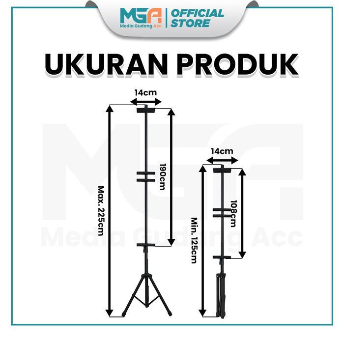 Tripod Banner 4 Sisi / Standing Banner Promosi / Tripod Stand Banner Berdiri / Tiang Banner 4 Sisi /