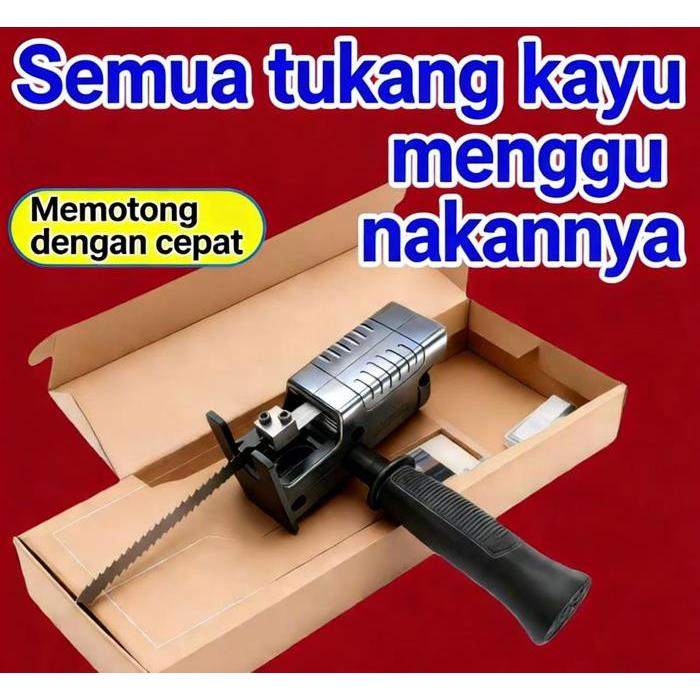 Ready Gergaji Listrik Genggam, Gergaji Bolak-Balik, Bor Listrik, Gergaji Pertukangan Kayu Rumah