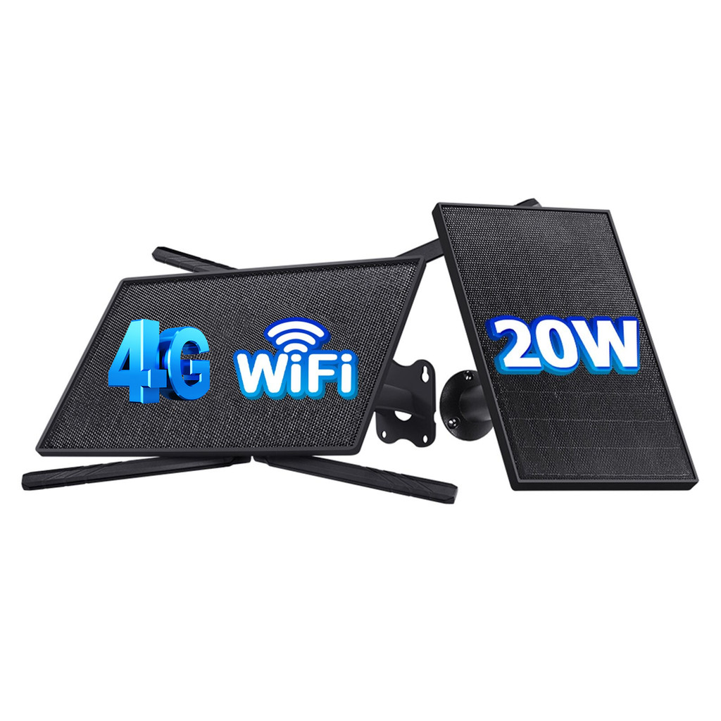 SECTEC 4G SIM Card Solar Router 20W 20100mAh Battery with Sim Card Slot Outdoor for Trail Camera