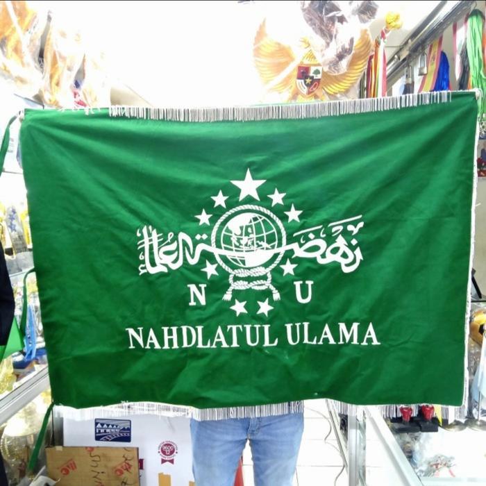 BENDERA PATAKA NU UKURAN 90 X 135 SATIN
