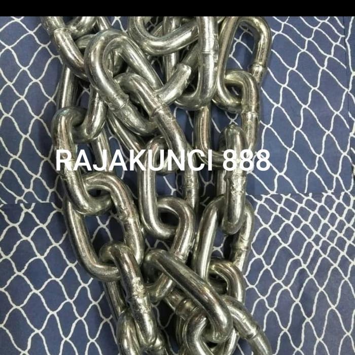 rantai besi 10mm / Rantai kapal 10mm / Rantai besar / Rantai galvanis