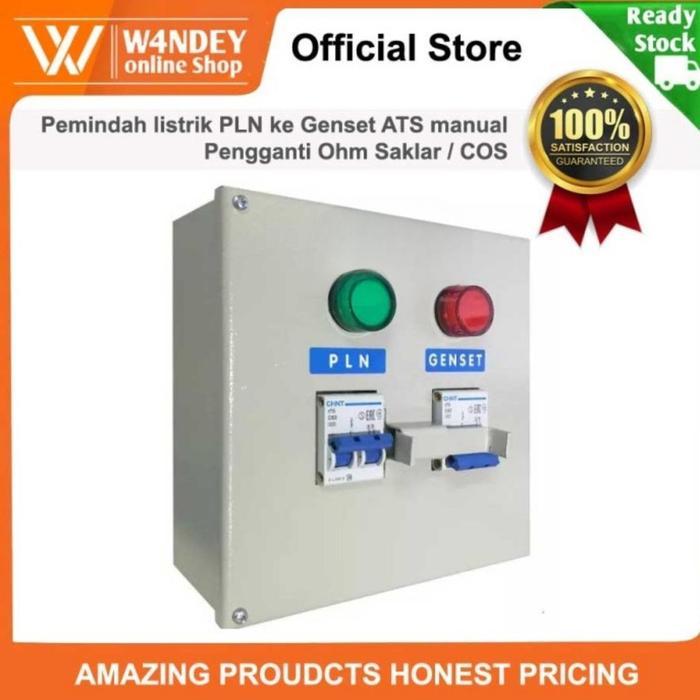 Pemindah Listrik Pln Ke Genset Ats Manual Pengganti Ohm Saklar / Cos