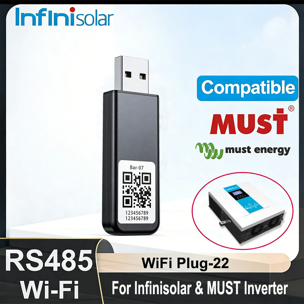 USB WiFi Dongle RS485 WiFi Module For MUST & MUST Energy & Infinisolar Hybrid Inverter Mobile Phone