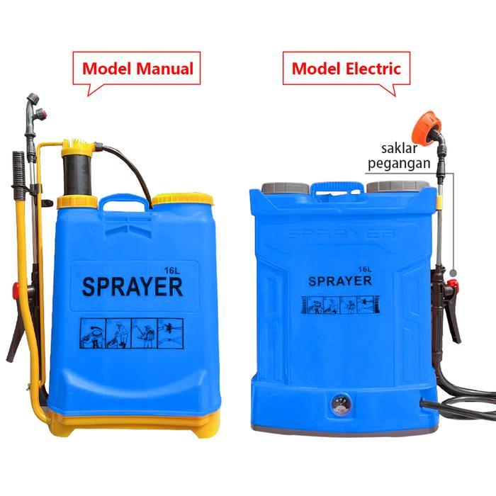 Mieia 16 Liter Sprayer Elektrik Hama Padi Pompa Sprayer Elektrik Alat Semprot Tanaman Pertanian