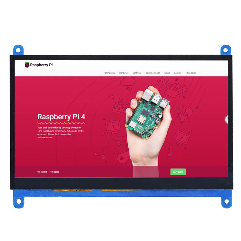 7 INCH LCD DISPLAY HDMI-COMPATIBLE TOUCH SCREEN 1024X600 RESOLUTION CAPACITIVE TOUCH SCREEN SUPPORT