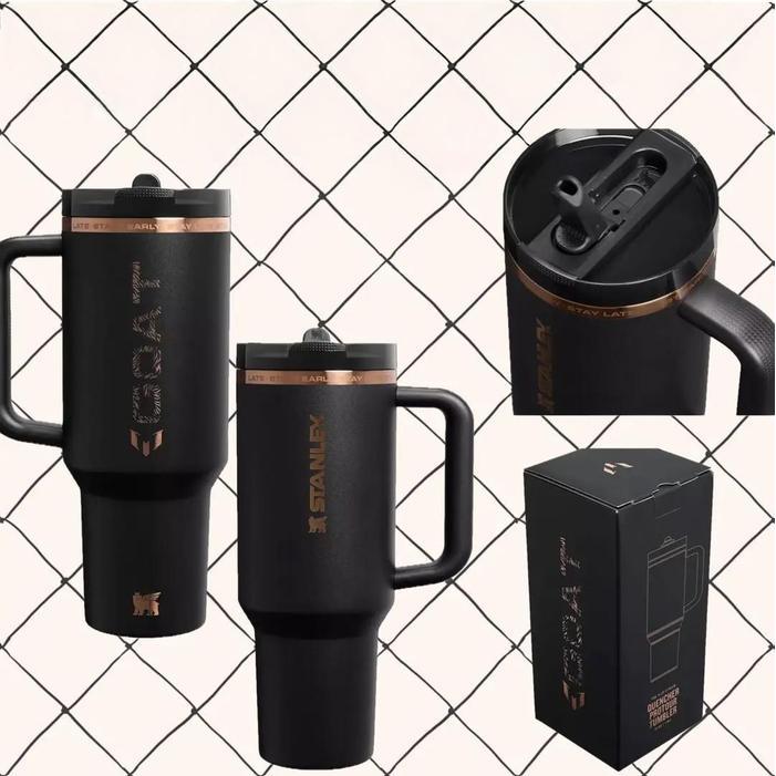 Lalaby Shop Tumbler Stainless Mirror Quality X Messi Goat Protour Flip Straw 40Oz ( 1200Ml )