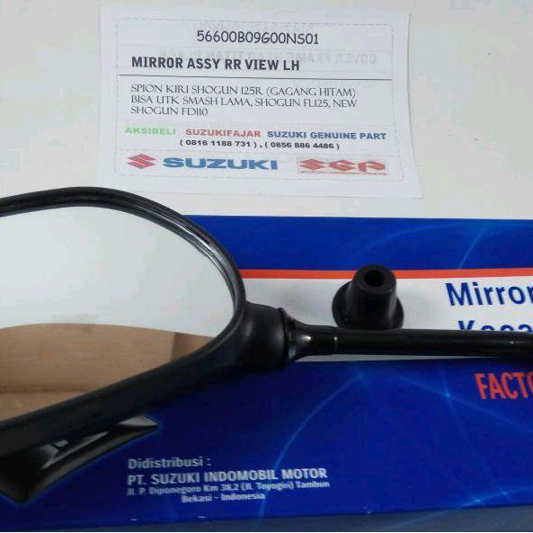 Ready Spion Shogun 125R Kiri Gagang Hitam