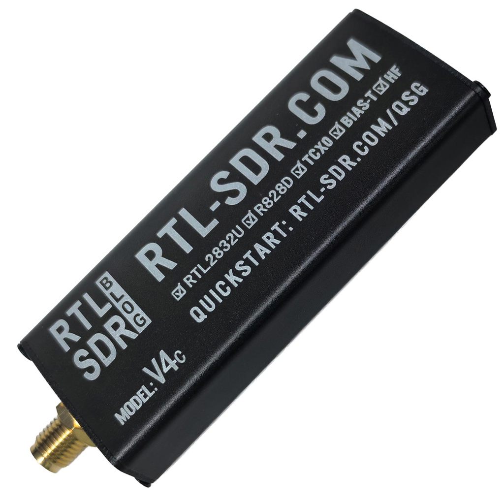 RTL-SDR Blog RTL SDR V4 R828D RTL2832U 1PPM TCXO SMA RTLSDR Software Defined Radio (Dongle Only)