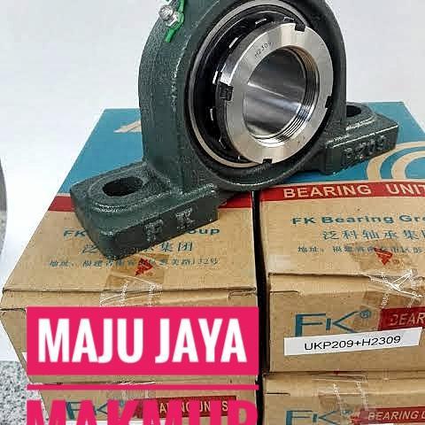 Pillow Block Laher Bearing Duduk Ukp 208 Merek Fk Original