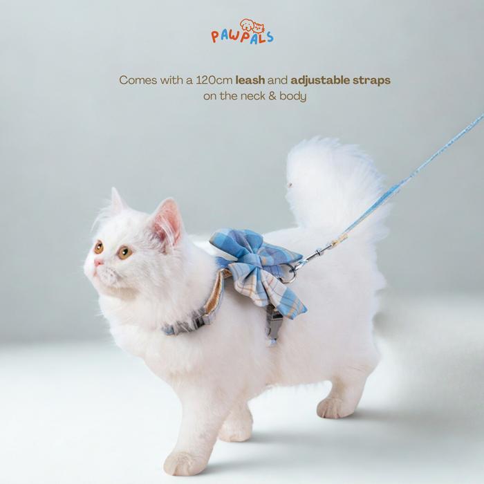 Harlie - Tali Tuntun Tali Dada Baju Tali Pita Anjing Kucing Premium Lucu