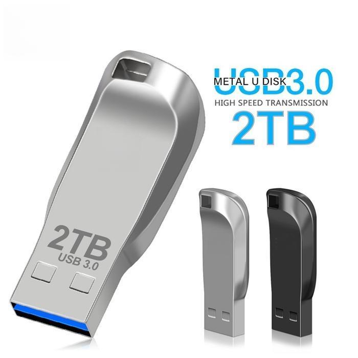 METAL U DISK 2TB 1TB PORTABLE PEN DRIVE HIGH SPEED USB 3.0 INTERFACE WATERPROOF MEMORIA USB FLASH