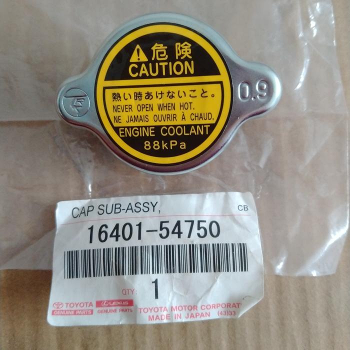 TUTUP RADIATOR CAP 88 KPA 16401-54750 ORI LANDCRUISER HIACE DYNA TERBARU
