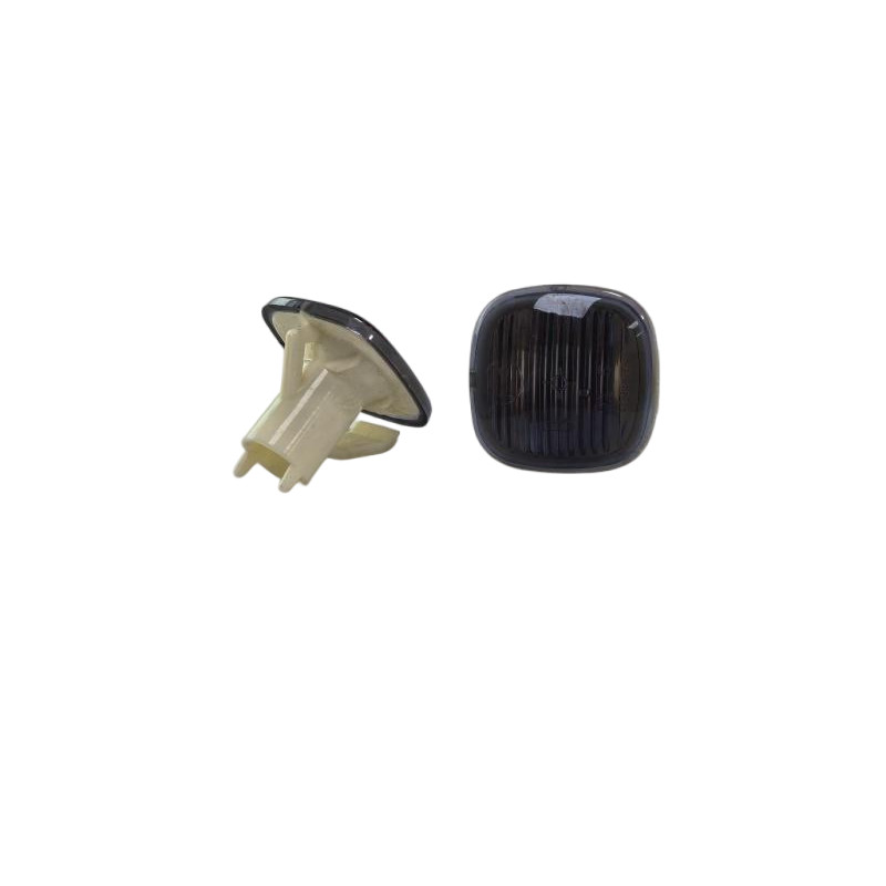 2Pcs (L+R) Smoke Exterior Square Shape Side Marker Light For Audi A4 B5
