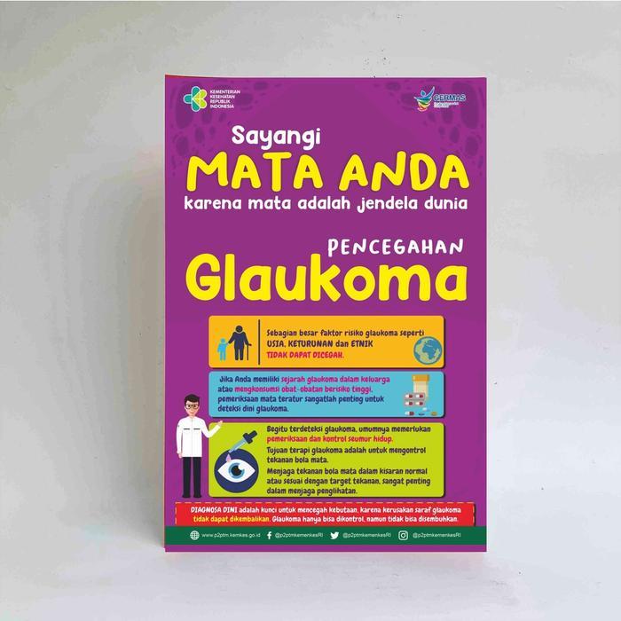 Poster Kesehatan Mata, Poster Glaukoma