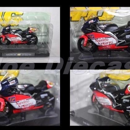 Terlaris 1:18(Leo Models)Aprilia Rsv 250 Valentino Rossi Test Jerez 1997