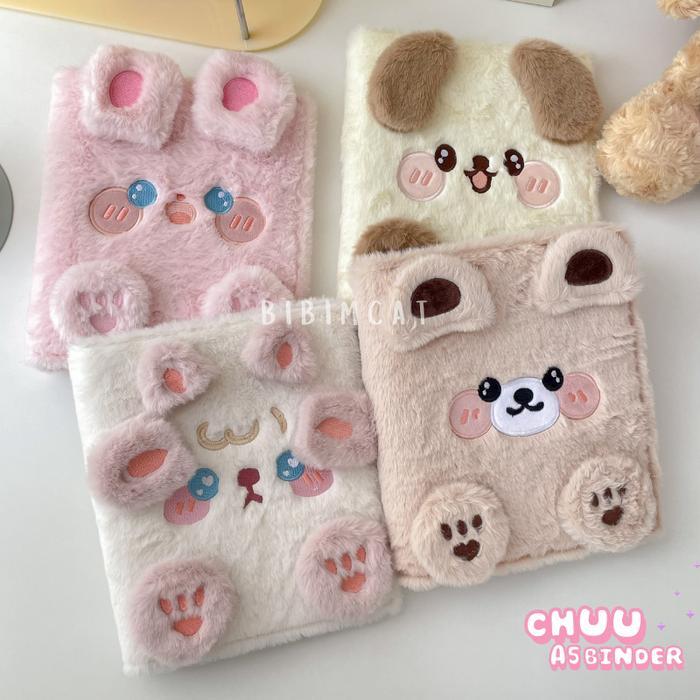 (A5 Size) Chuu Binder Photocard Album / PC Binder Fluffy Boneka