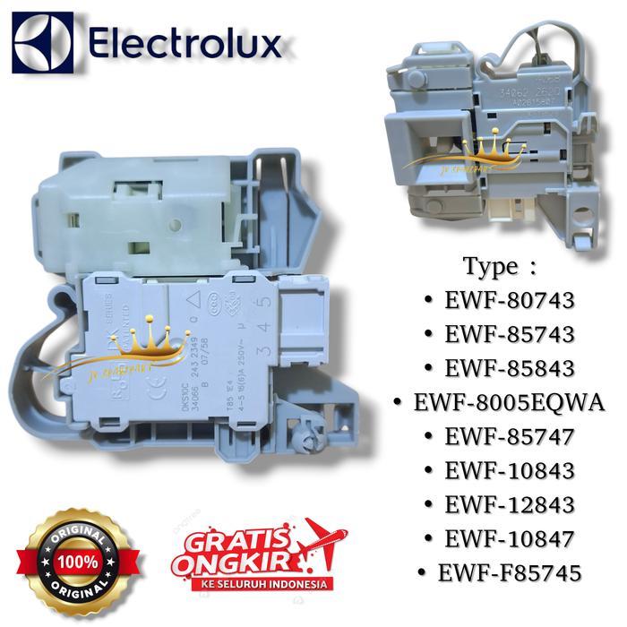 Door Lock Switch Pintu Mesin Cuci Electrolux EWF10843 EWF85743 EWF80473