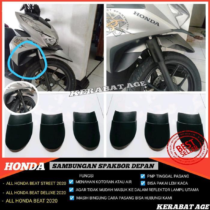 Sambungan spakbor depan motor beat 2021-2024 Street /Deluxe /Cbs Honda matic led Aksesoris