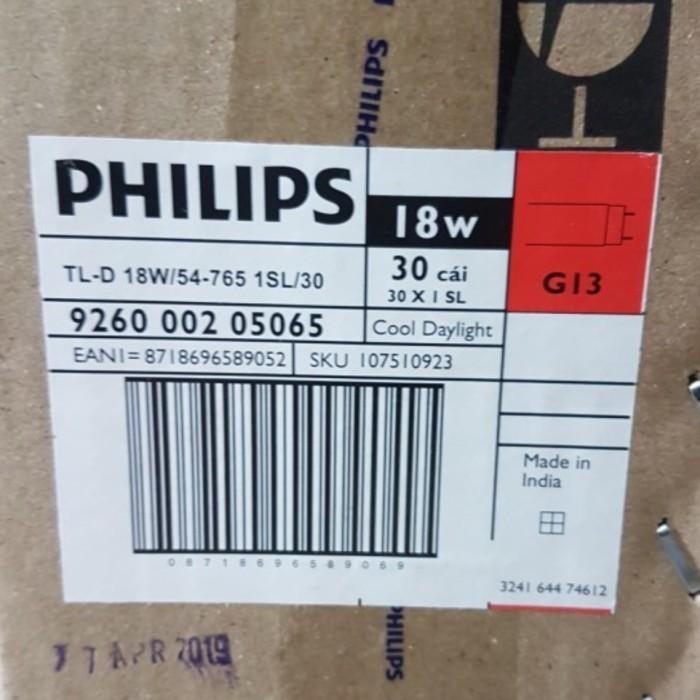 PHILIPS TL-D 18W / 54-765 Lampu Neon TL Panjang 18 Watt Neon 60 cm